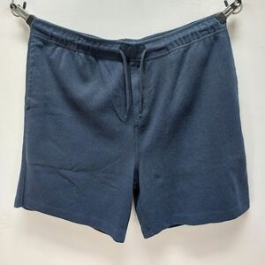 J.Crew Oarsman Sweat Shorts Men's Medium Navy Blue Cotton Loungewear Athleisure
